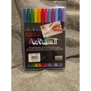 Marvy Uchida Le Plume II Extra Fine And Brish Point Markers